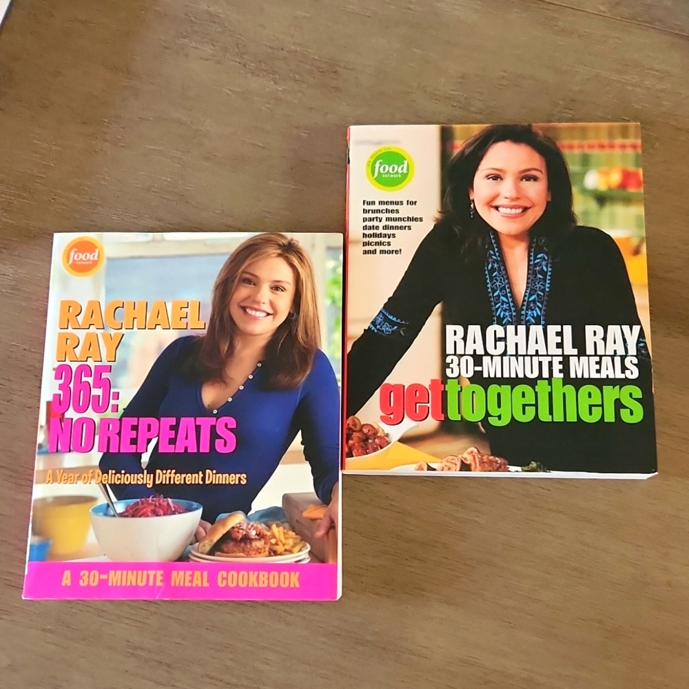 Bundle of 2 Rachael Ray 30 minute meals cookbooks gettogether & 365: No Repeats